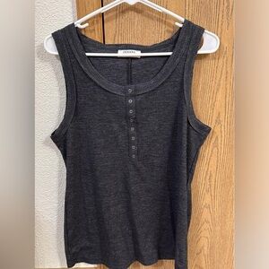 Zenana Outfitters Charcoal Sleeveless Tank Top